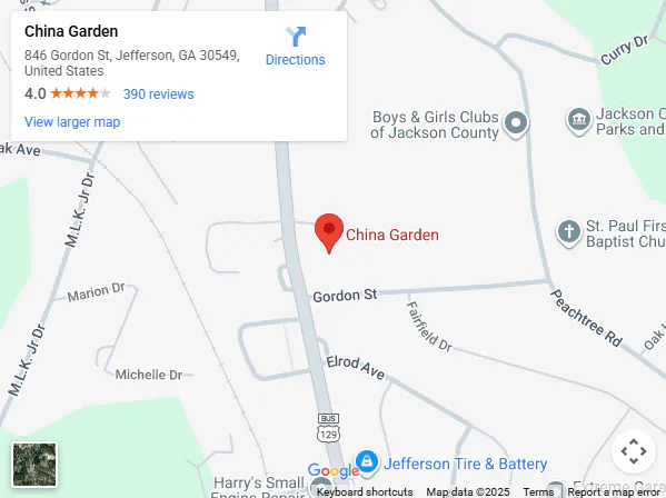 Location, 846 Gordon St, Jefferson, GA 30549, United States